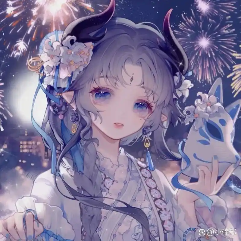 仙气可爱的古风动漫头像蓝色系 有宝宝要重新更一遍啦!