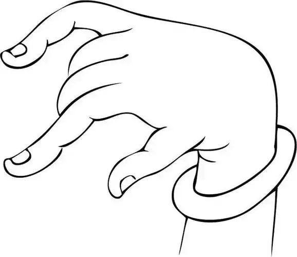 【白描佛手】线描菩萨手部姿势图欣赏(第一辑)