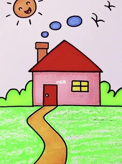 一起来画房子吗_简笔画_教程_简笔画教程_人文_绘画