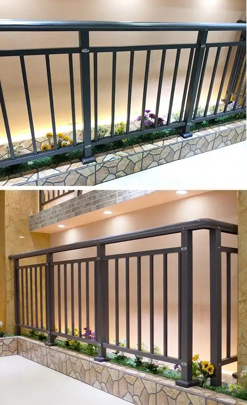 锌钢阳台护栏铁艺露台围栏室内户外楼梯扶手家用不锈钢铝合金栏杆