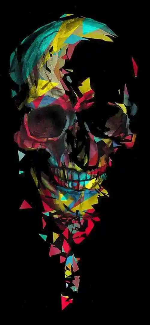 手机骷髅酷酷的骷髅主题手机壁纸