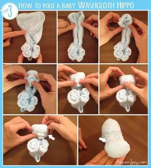 只会叠毛巾小熊就会的太少了,能叠的还多着呢!(附教程)