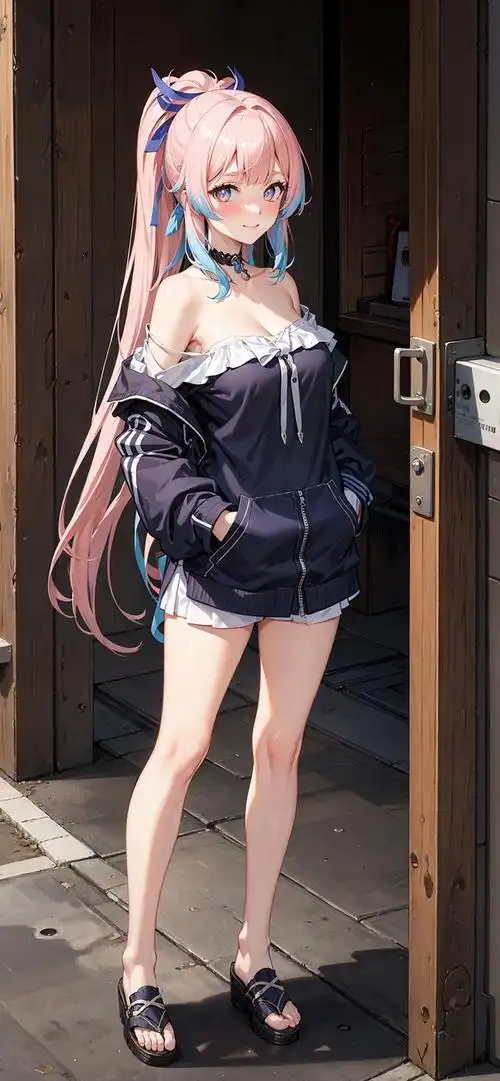 ai绘制原创高清无水印动漫美少女,打造你的个性化手机壁纸 vol.24