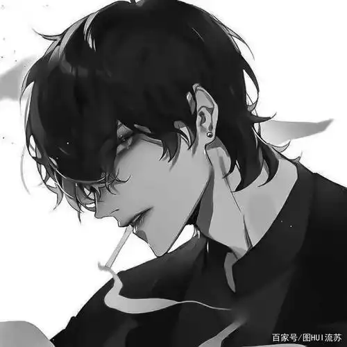 二次元高冷帅气的男生头像
