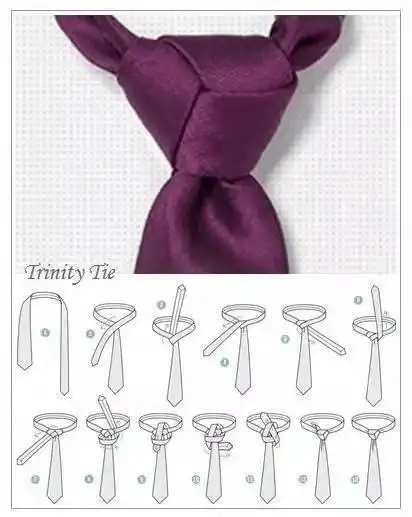 也许是某人无聊在家研究系领带的时候创造的领带打法