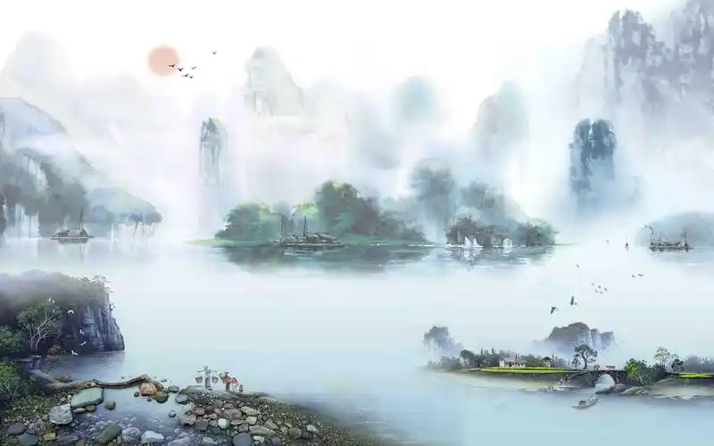 新中式山水画①