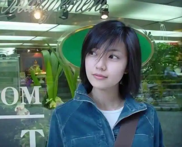 高圆圆学生时期旧照超清纯,难怪说赵又廷是所有男人的公敌_短发