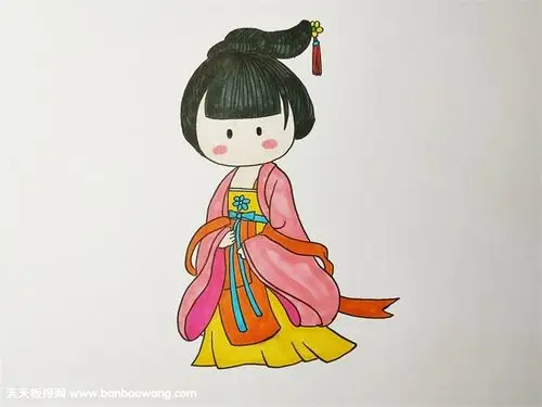 一步一步教你画古装人