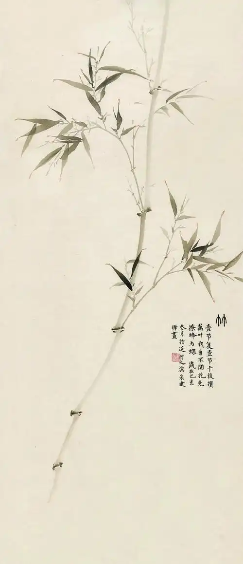 高洁!朱建伟当代意境下的写意竹系列