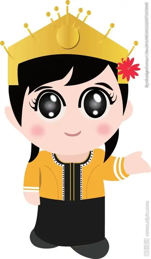 泰国人卡通设计图__动漫人物_动漫动画_设计图库_昵图网nipic.com