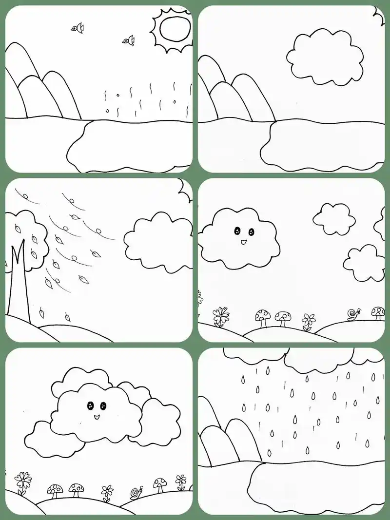 童话故事绘画小学2年级简单版 - 抖音