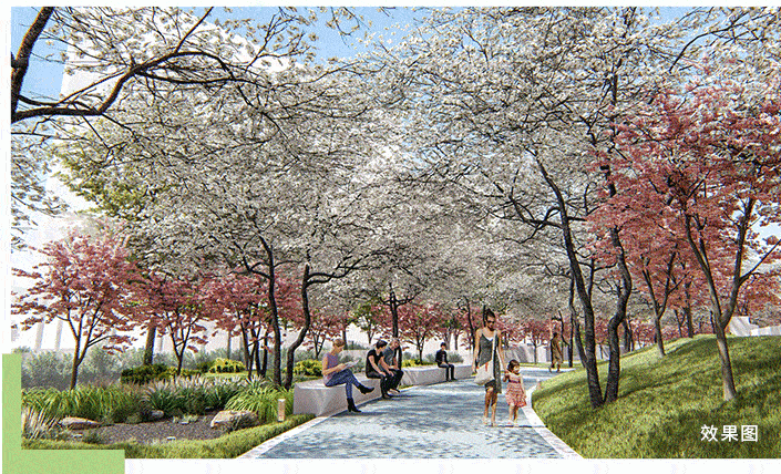 出各式创意图案,打造令人流连忘返的水景秀……还有阳光草坪,榉树广场