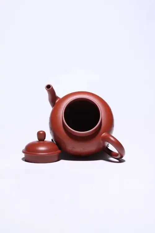 004刘如明宫灯原矿大红袍紫砂壶