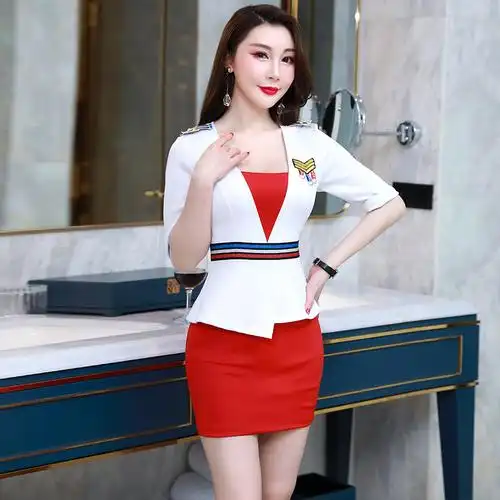 足疗服装洗浴沐足浴场足浴技师工作服2019新款酒店工作制服