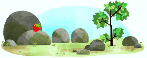 今天是北半球冬至:谷歌涂鸦用卖萌石头来庆祝