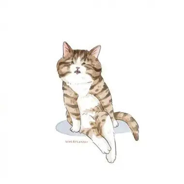 可爱猫咪手绘头像