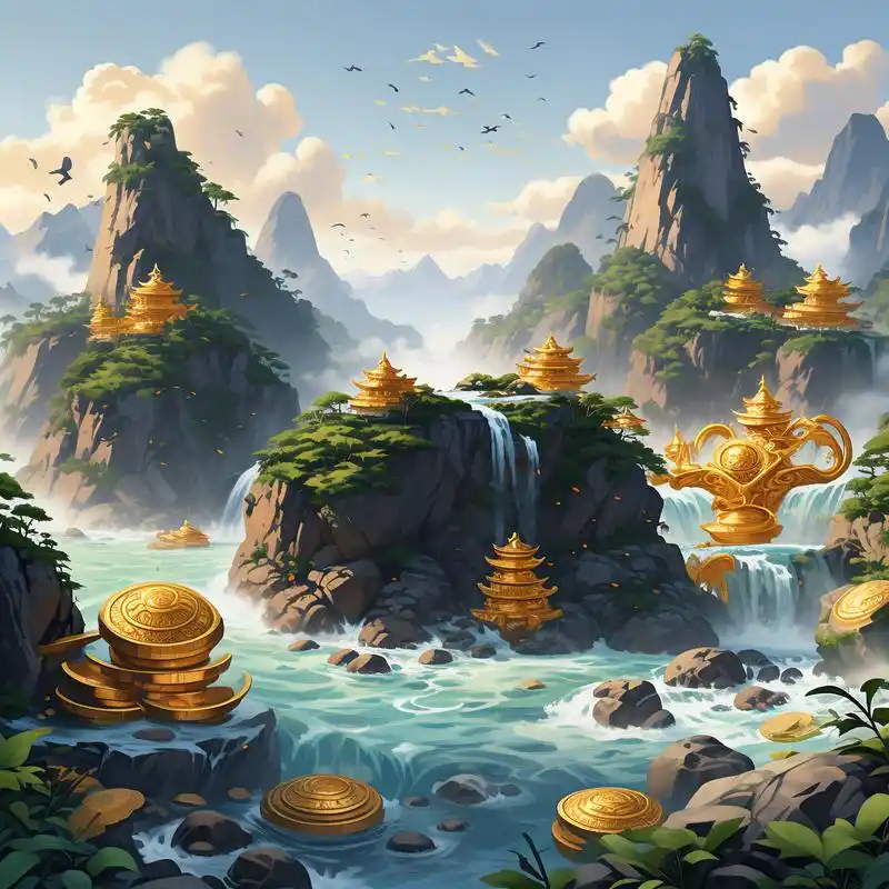 聚财山水,招财头像来啦9990 想要招财进宝?