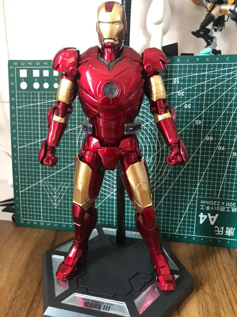 御模道钢铁侠拼装系列:mark iii(马克3号)是托尼·史 - 抖音