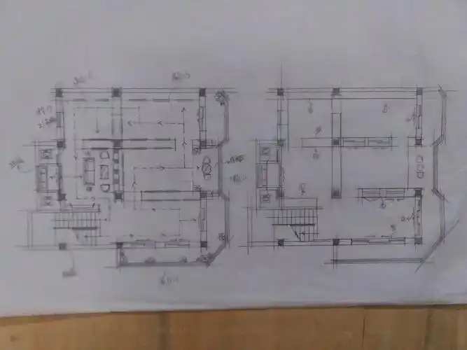 平面布局手绘图