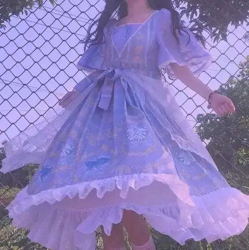 jk洛丽塔头像纵使结局不如意遇见即是上上签