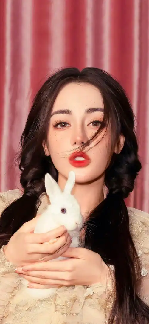 迪丽热巴|兔年壁纸来啦 cr.