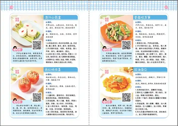 育儿/早教 婴幼儿饮食营养 儿童早餐食谱营养书 儿童下饭菜食谱 菜谱