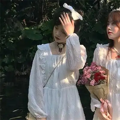 仙气十足闺蜜头像真人一对两张