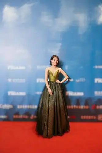 苏青惊艳亮相盛典 复古长裙尽显典雅气质