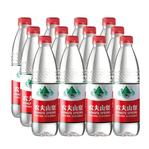 农夫山泉矿泉水550ml*12瓶弱碱性天然饮用水矿泉水饮料c