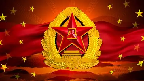 八一军徽1_1920x1080_高清视频素材下载(编号:1610714)_舞台背景_vj师