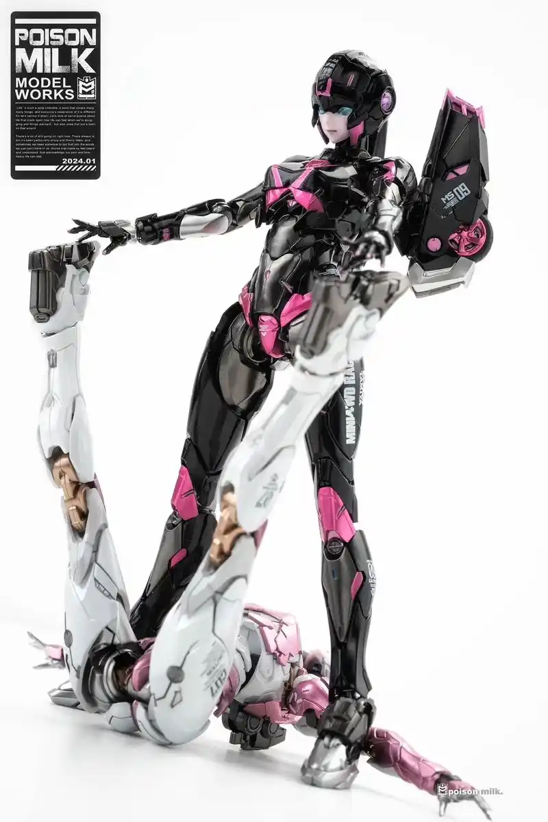 风雷模型 阿尔西 维多利亚的秘密限定配色.#模型 #变形金刚 - 抖音