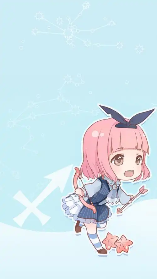奇迹暖暖十二星座官方q版壁纸射手
