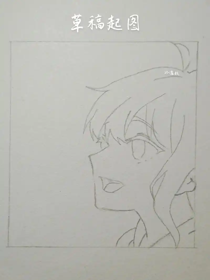 动漫头像绘画过程简笔画#动漫人物绘画 #头像女 #图文伙伴计 - 抖音