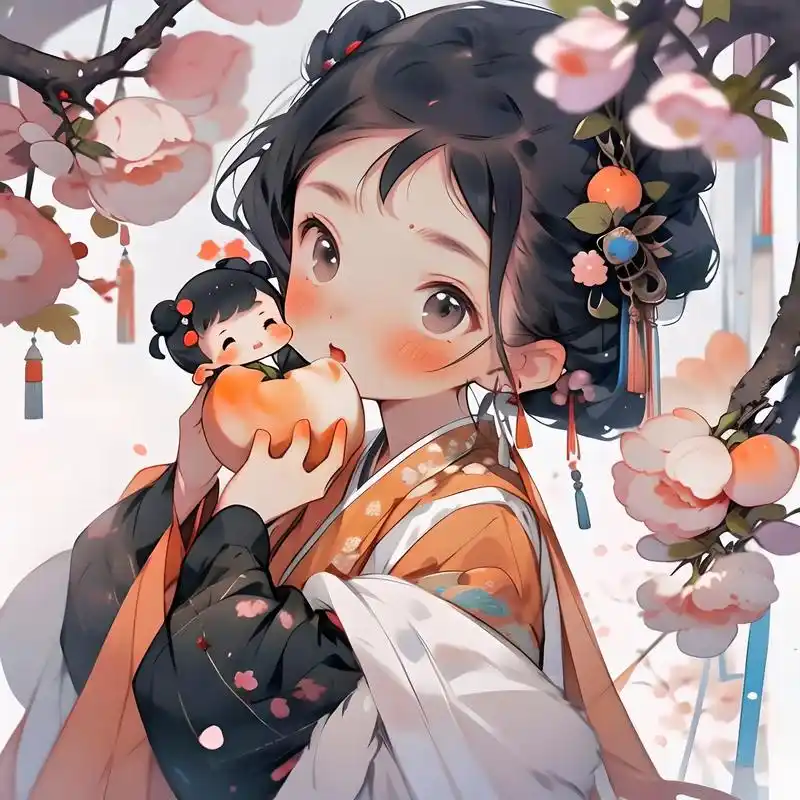 这么可爱的汉服小女孩你们谁想要