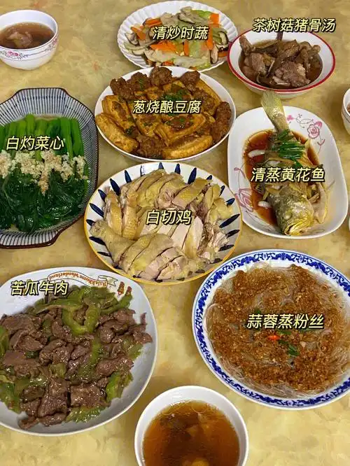 家常菜8妈妈生日回家给妈妈做了这桌菜