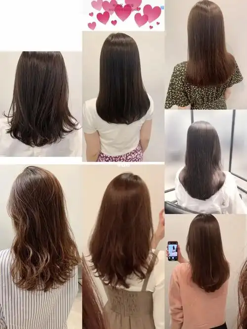 这是近2年的发尾形状,都差不多但是也有点小差别.