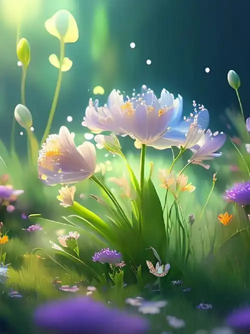 唯美春天花草壁纸,植物花卉-可爱美图