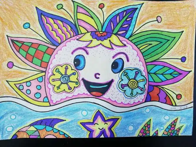 岚皋二幼教师技能考核第八周绘画作品展示