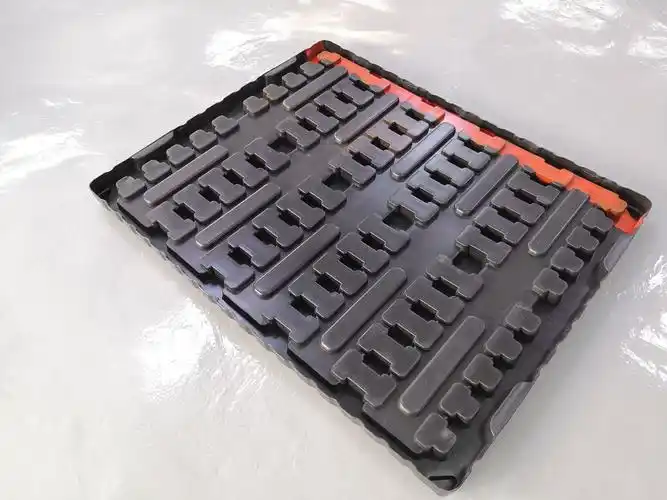 abs厚片吸塑汽车防静电周转托盘吸塑大型物料pp托盘厚板吸塑加工