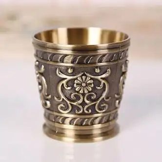 青铜大桶杯款酒杯【大号50毫升【图片 价格 品牌 报价】-京东