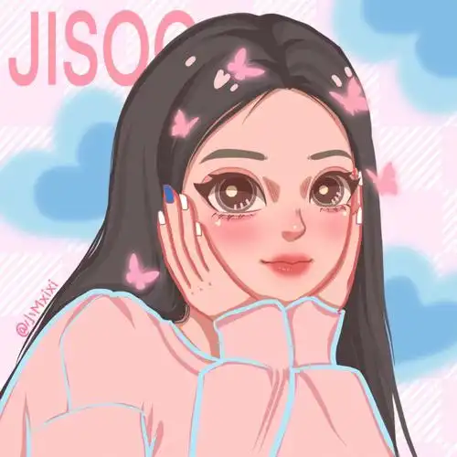 blankpink头像  #blackpink   #jisoo头像  #鸭风头像  #卡通