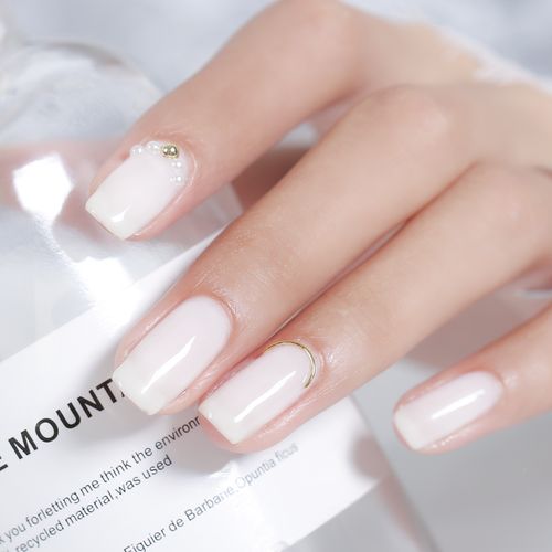 白色乳白色甲油胶冰透蛋果冻2022年新款光疗美甲甲油胶