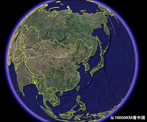 组图:从不同高度看中国北京