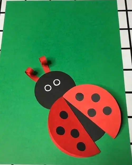 手工《可爱的七星瓢虫》