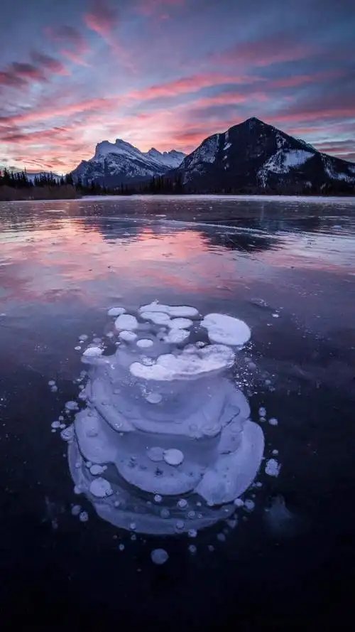 张家口融化的冰雪