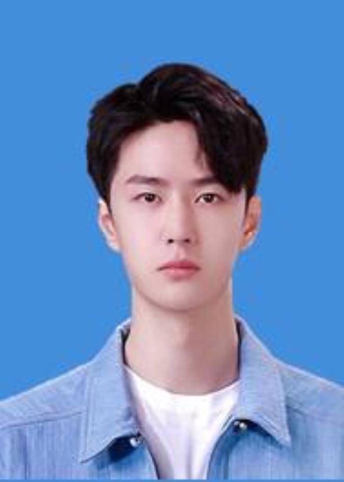 王一博证件照高清图片我用ppt给王一博做了3张证件照