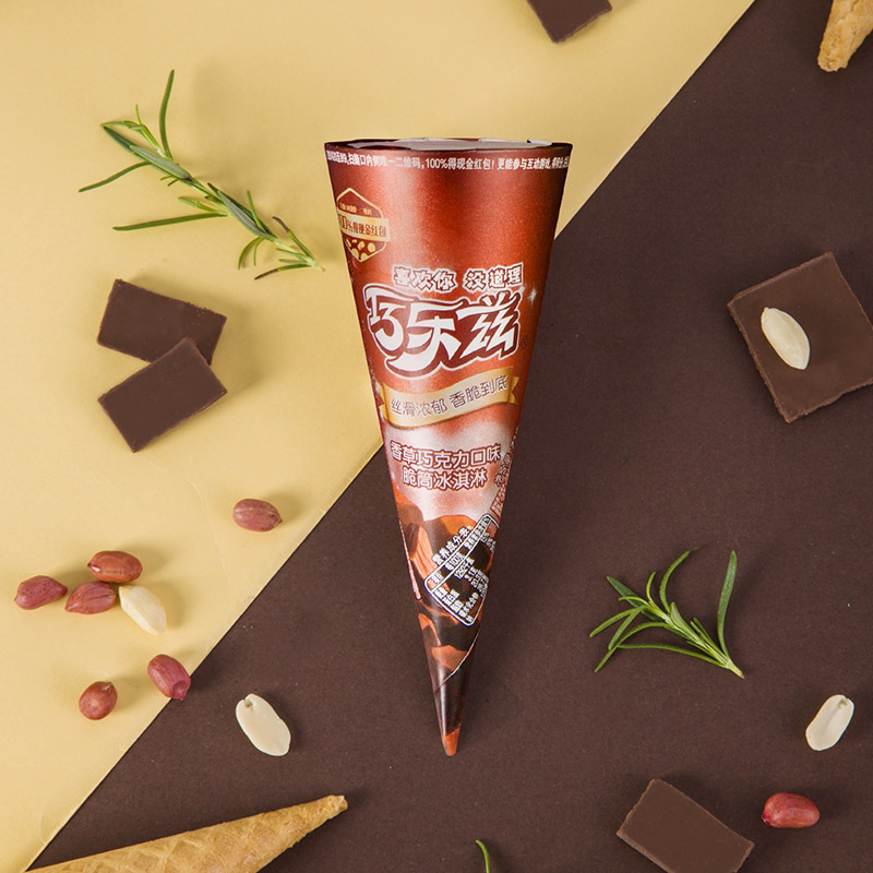 伊利巧乐兹脆筒冰淇淋雪糕香草巧克力蜜瓜抹茶芝士冰淇淋