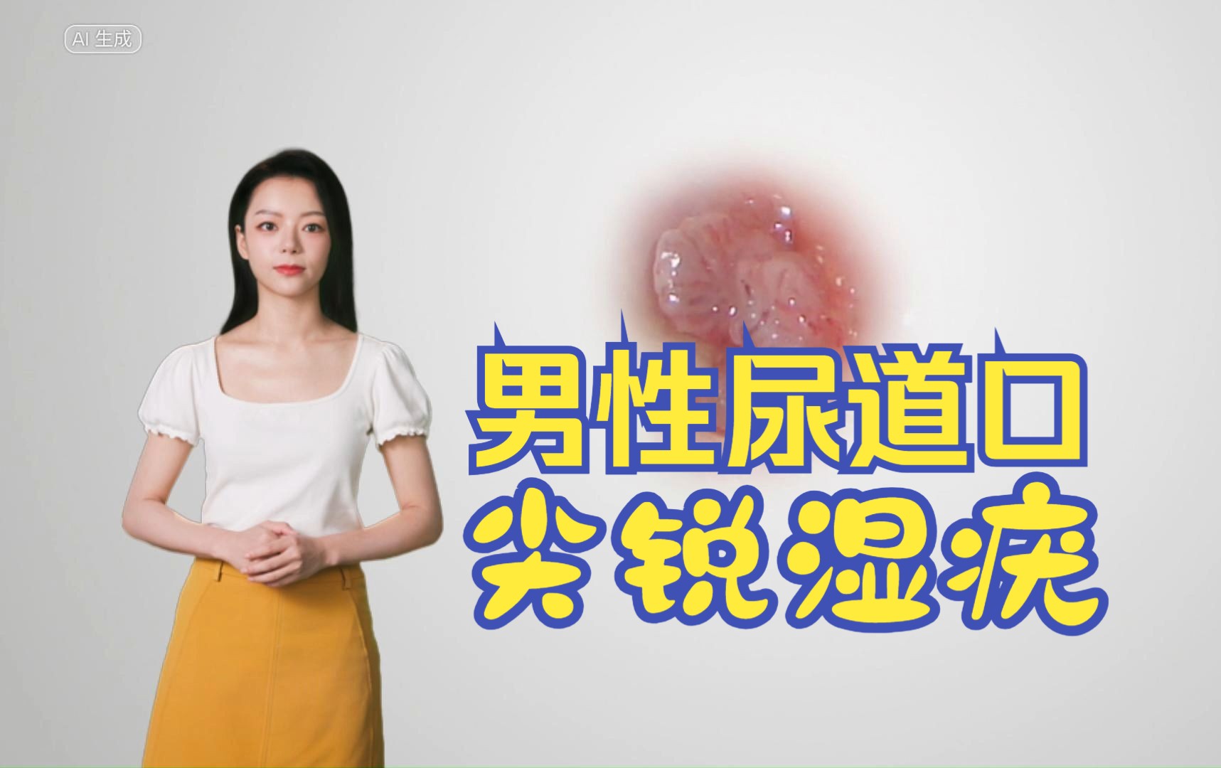 男性尿道口尖锐湿疣高清图片- 医学科普 |有图有真相