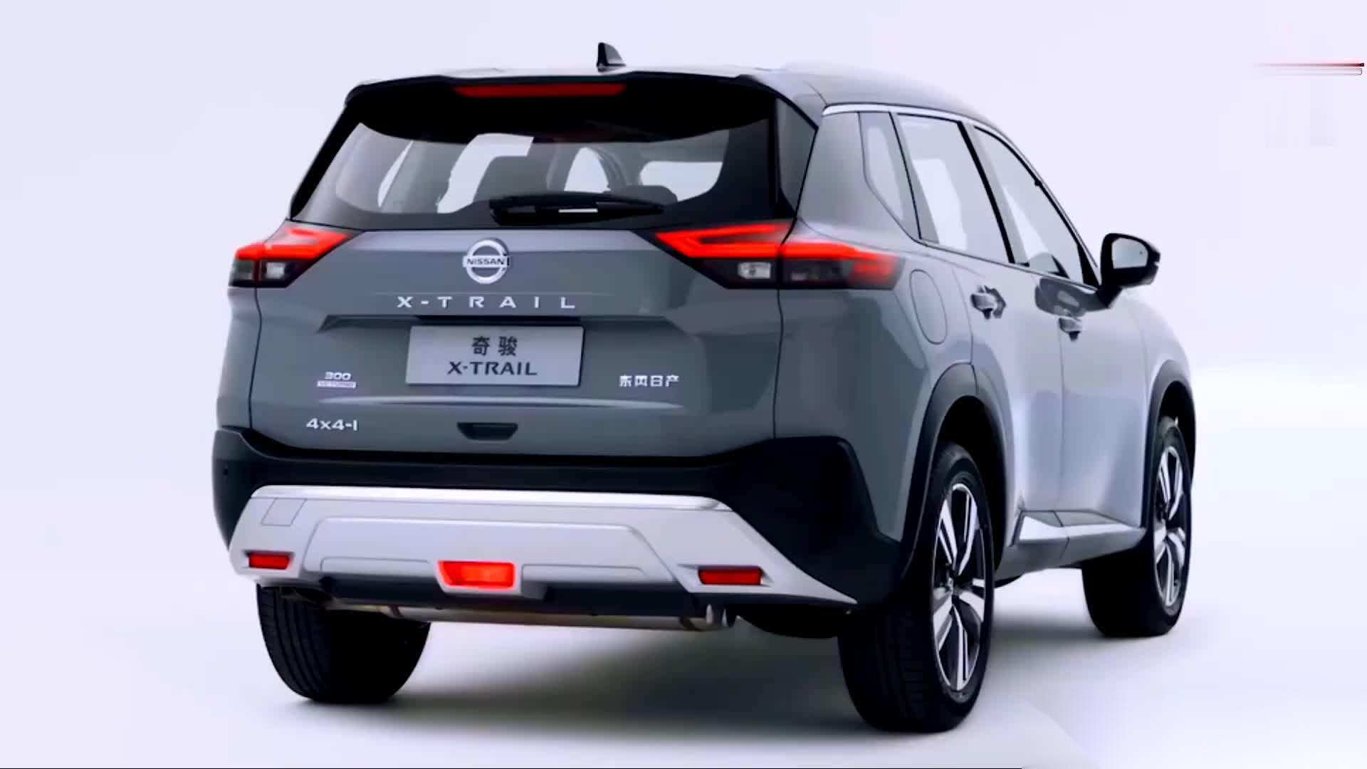 实拍尼桑(东风日产)奇骏x-trail2022款suv内饰细节与外观