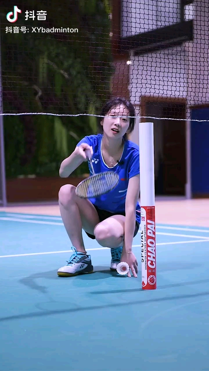 抖音的国家一级羽毛球运动员王小羽,你们有信心打败她吗?